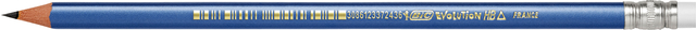 Potlood Bic Evolution driehoekig HB met gumtop Potlood Bic Evolution driehoekig HB met gumtop