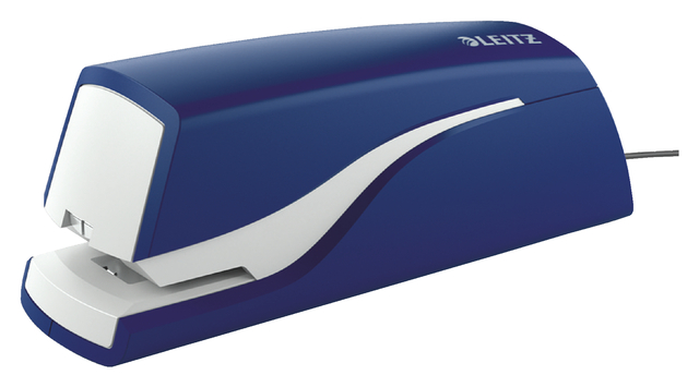 Nietmachine Leitz NeXXt elektrisch contactloos 10 vel blauw Nietmachine Leitz NeXXt elektrisch contactloos 10 vel blauw