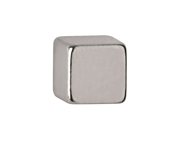 Magneet MAUL Neodymium kubus 5x5x5mm 1.1kg 10 stuks Magneet MAUL Neodymium kubus 5x5x5mm 1.1kg 10 stuks