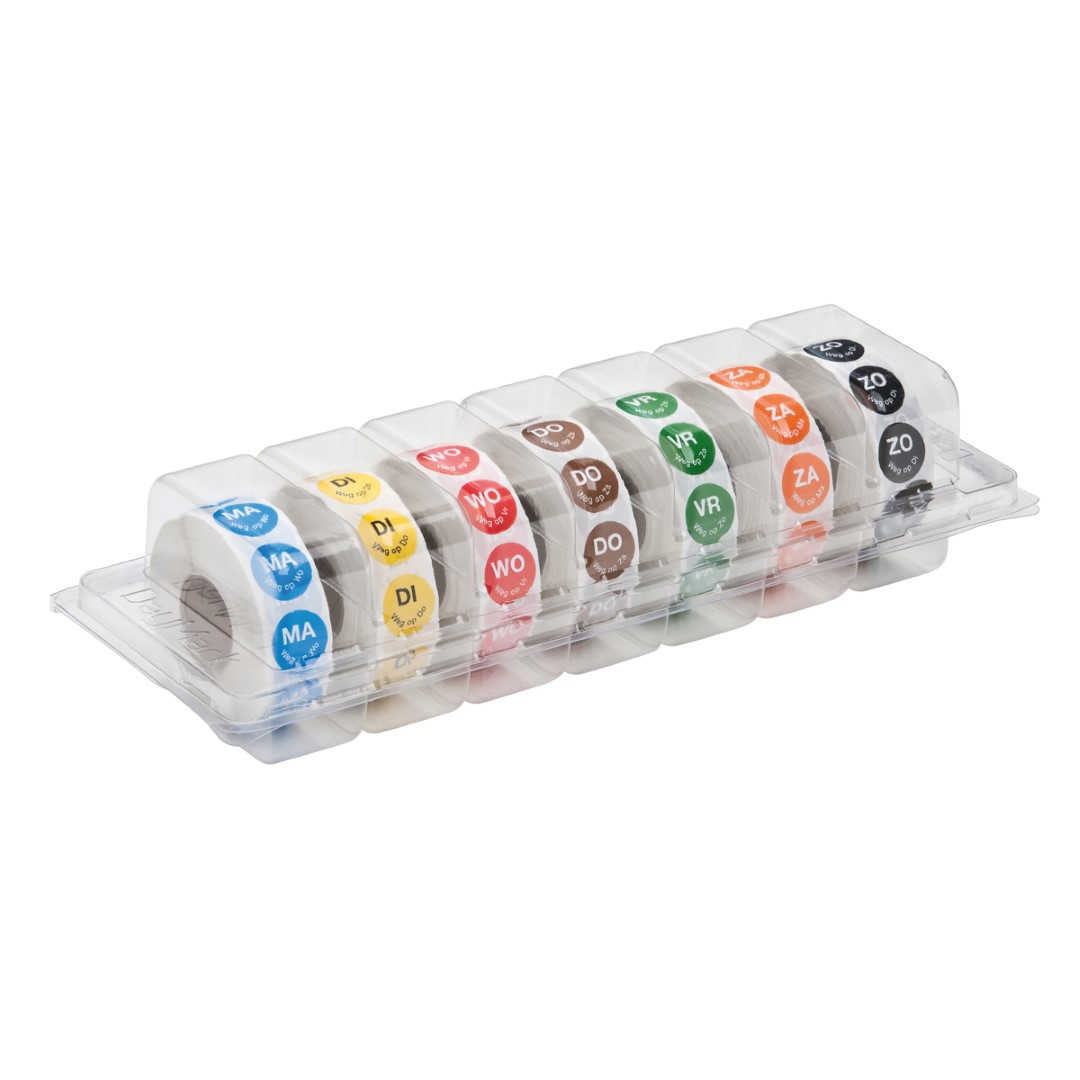 Daymark Dispenser permanente labels dagetiket 7x1000st