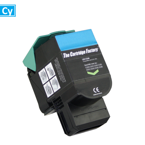 Huismerk toner - Lexmark 71B2HC0 compatibel, cyaan Huismerk toner - Lexmark 71B2HC0 compatibel, cyaan