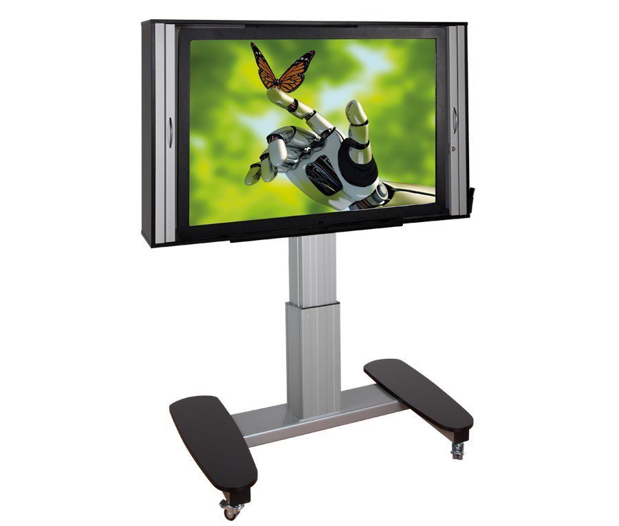 Verrijdbaar, elektrisch hoogte verstelbaar TV kast 185-235 cm voor 50 tot 55 inch schermen Verrijdbaar, elektrisch hoogte verstelbaar TV kast 185-235 cm voor 50 tot 55 inch schermen