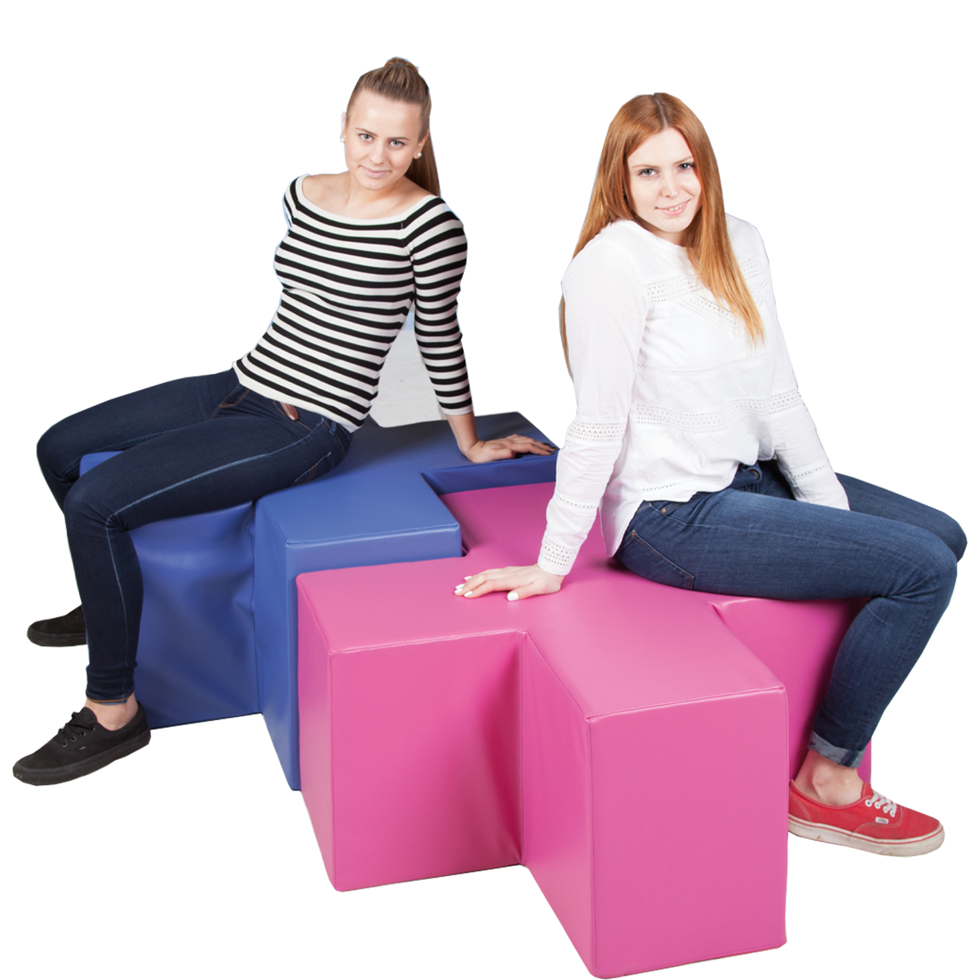 PLUS zitelement, kruk, kunstlederen bekleding, vlamvertragende bekleding PLUS zitelement, kruk, kunstlederen bekleding, vlamvertragende bekleding