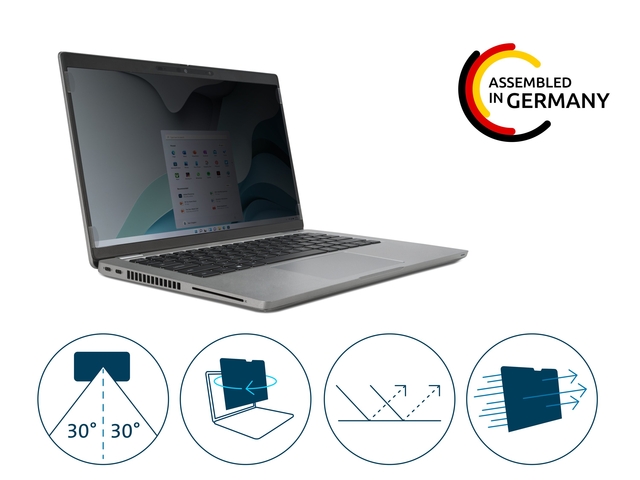 laptop, silver, disc drive, usb-c, assembled in germany