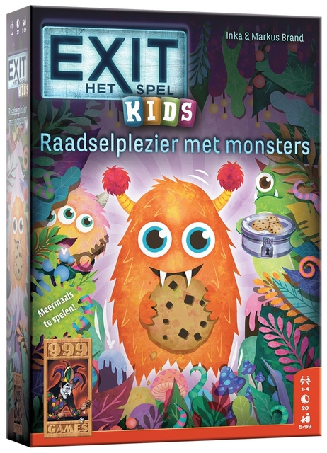 Spel EXIT Kids Raadselplezier met Monsters Spel EXIT Kids Raadselplezier met Monsters