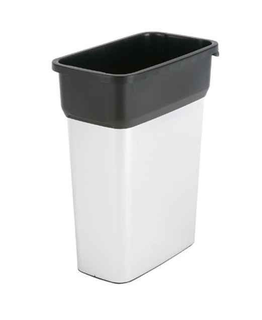 Vileda Geo afvalbak L RVS-look 70 liter Vileda Geo afvalbak L RVS-look 70 liter