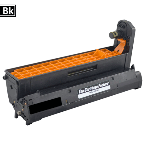 Huismerk Drum - Oki 42126608 compatibel, zwart