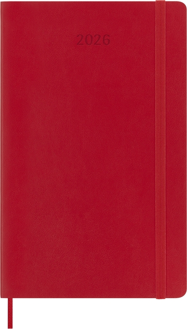 Agenda 2026 Moleskine 12M Planner Weekly 7dagen/1pagina large sc scarlet red Agenda 2026 Moleskine 12M Planner Weekly 7dagen/1pagina large sc scarlet red