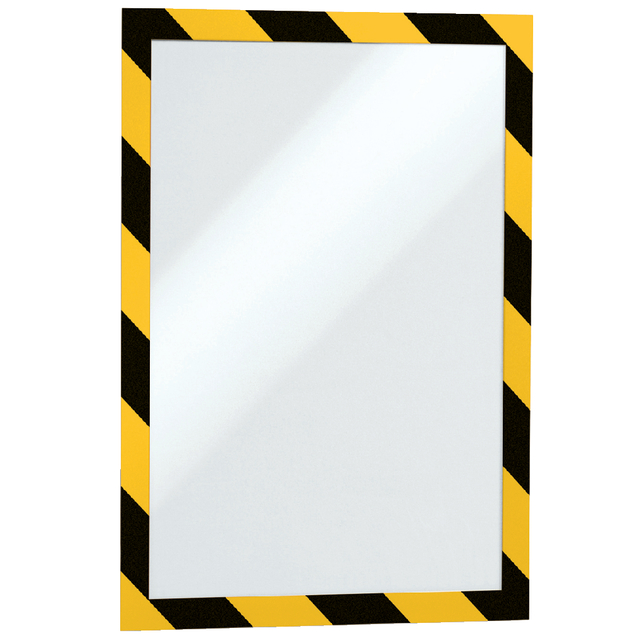 Duraframe Durable 4945130 security A4 magneet geel/zwart 5 stuks