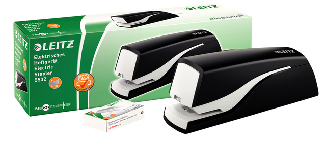 Nietmachine Leitz NeXXt elektrisch contactloos 10 vel zwart