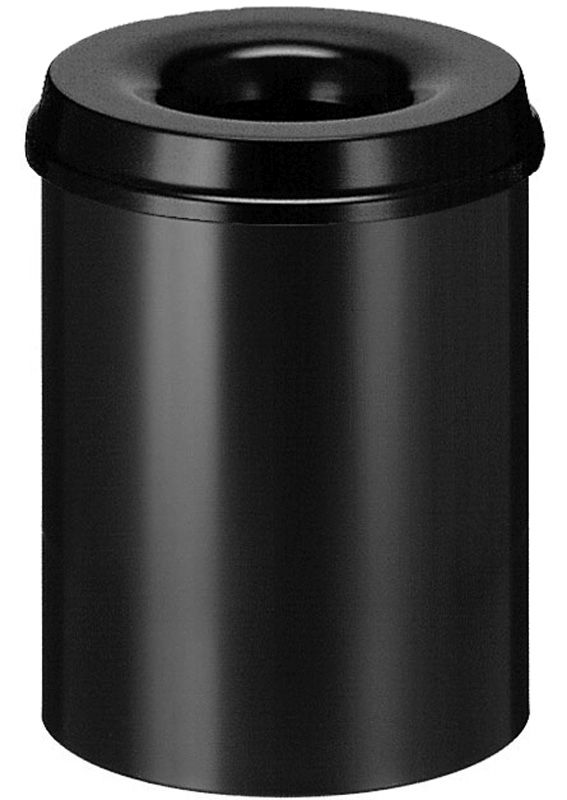 VepaBins Vlamdovende Papierbak zwart 15 ltr.