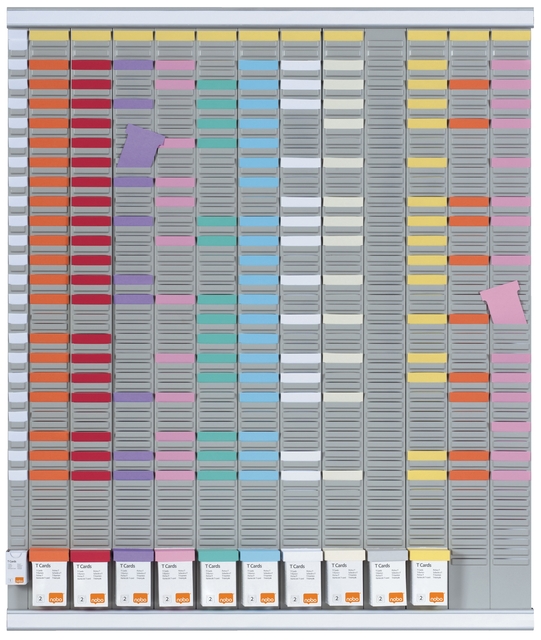 T-kaart Nobo jaarplannerset met 54 sleuven nr.2 T-kaart Nobo jaarplannerset met 54 sleuven nr.2
