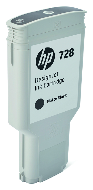 Inktcartridge HP F9J68A 728 mat zwart Inktcartridge HP F9J68A 728 mat zwart