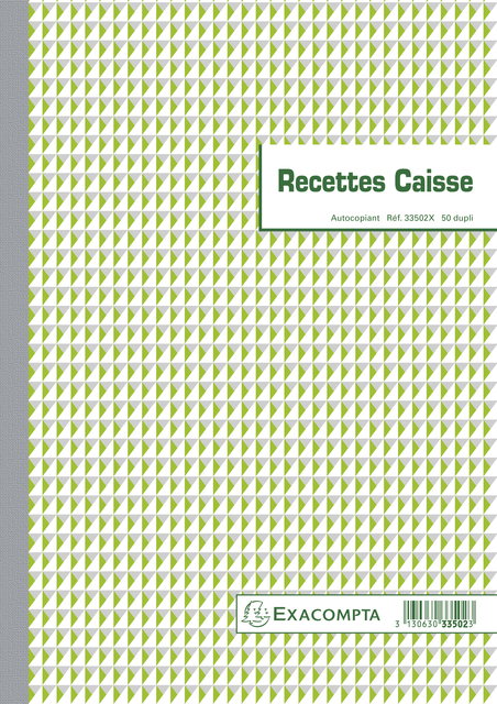 Kasboek Exacompta Manifold ontvangsten dupli 50vel FR Kasboek Exacompta Manifold ontvangsten dupli 50vel FR