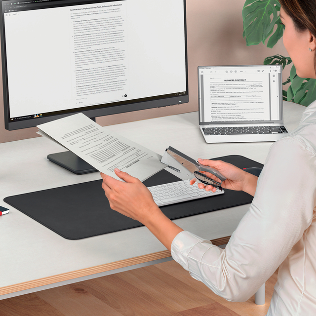 documenten, scanner, kantoor, computer, bureau