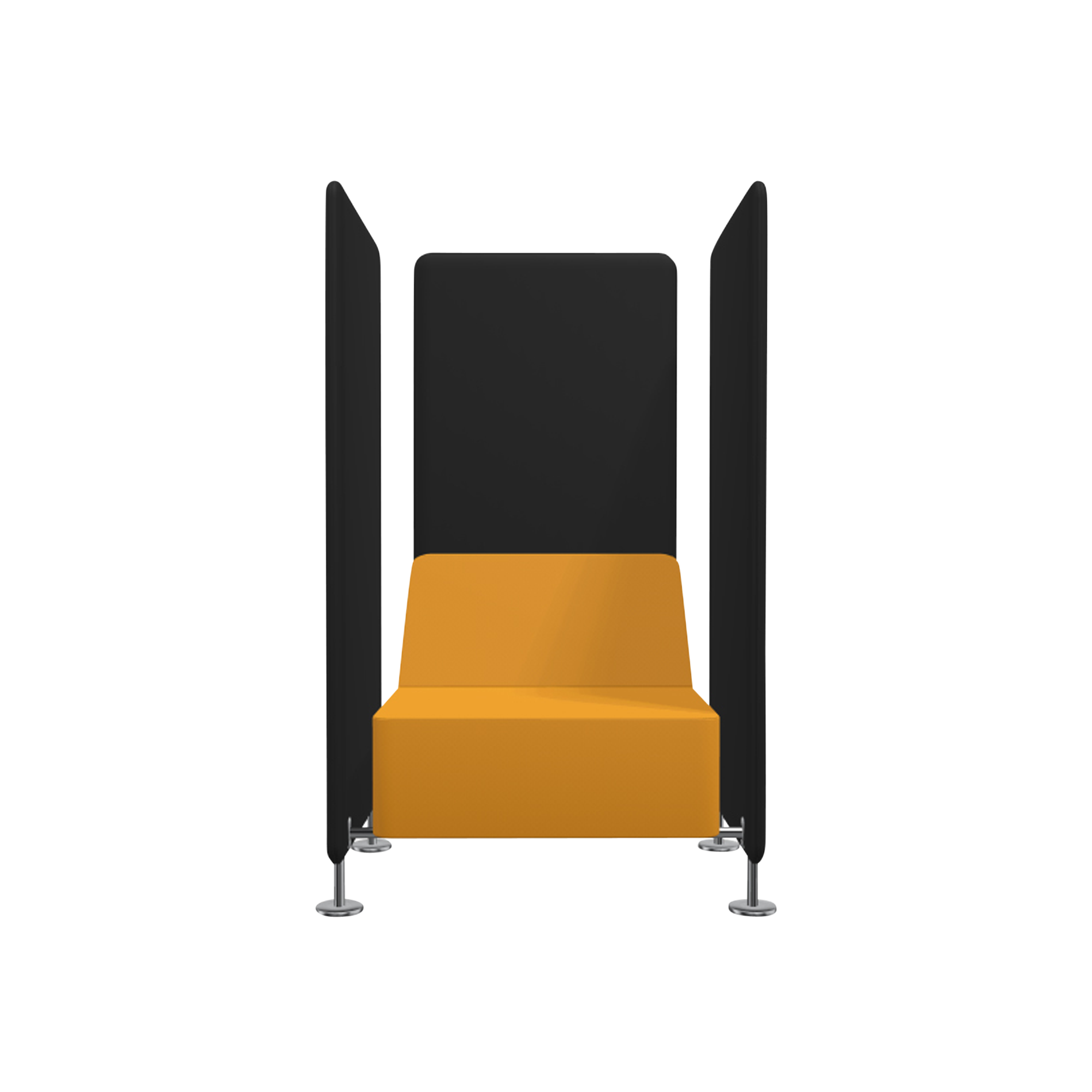 Wall In fauteuil voor 3 muren - B/H/D: 70x73x70 cm