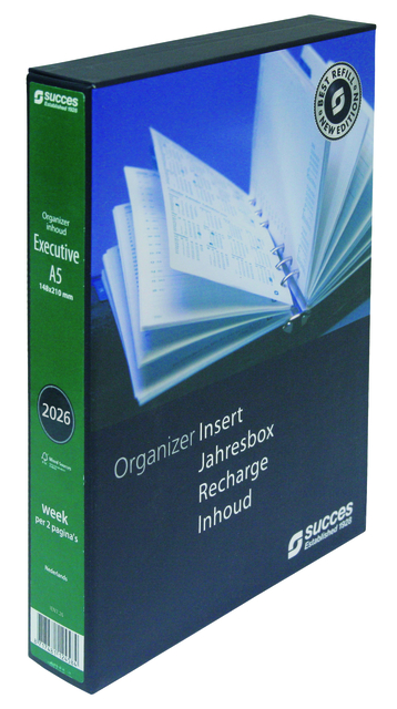 Agendavulling 2026 Succes Executive A5 7dagen/2pagina's Agendavulling 2026 Succes Executive A5 7dagen/2pagina's