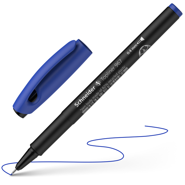 pen, marker, gelpen, schneider, blau ink