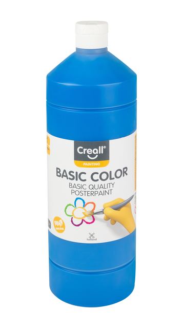 Plakkaatverf Creall basic blauw 1000ml Plakkaatverf Creall basic blauw 1000ml