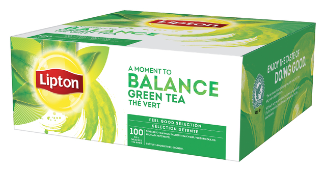 Thee Lipton Balance green tea 100x1.5gr Thee Lipton Balance green tea 100x1.5gr