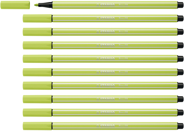 Viltstift STABILO Pen 68/14 medium vleugje limoen
