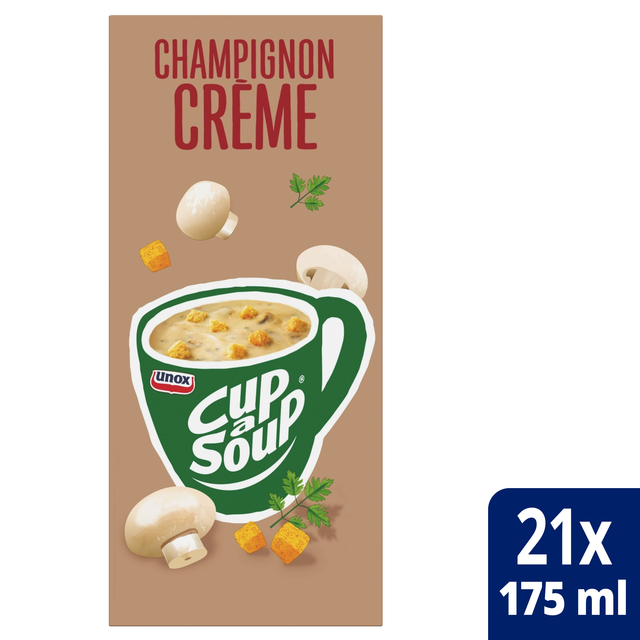 Cup-a-Soup Unox champignon crème 21x175ml Cup-a-Soup Unox champignon crème 21x175ml