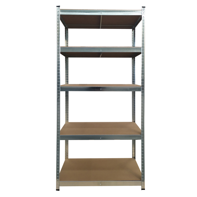 Stellingkast BRASQ 5 borden 90x40x180cm SU175 max 875 KG zilver