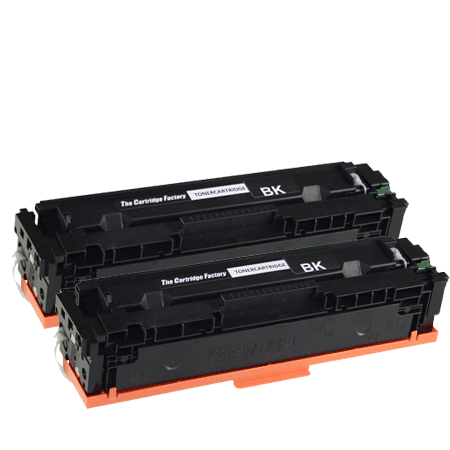 Huismerk Toners - 2x HP 201X (CF400X) compatibel, zwart Huismerk Toners - 2x HP 201X (CF400X) compatibel, zwart