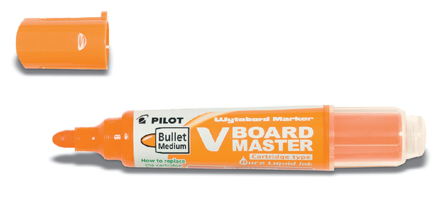 Whiteboardmarker PILOT Begreen rond medium oranje Whiteboardmarker PILOT Begreen rond medium oranje