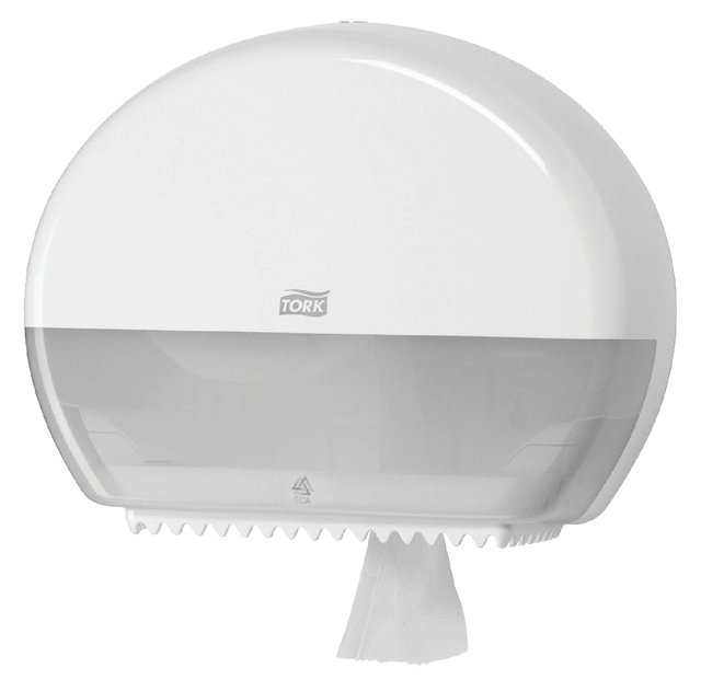 Toiletpapier Tork T2 Universal jumbo klein 1-laags 240m wit 110163