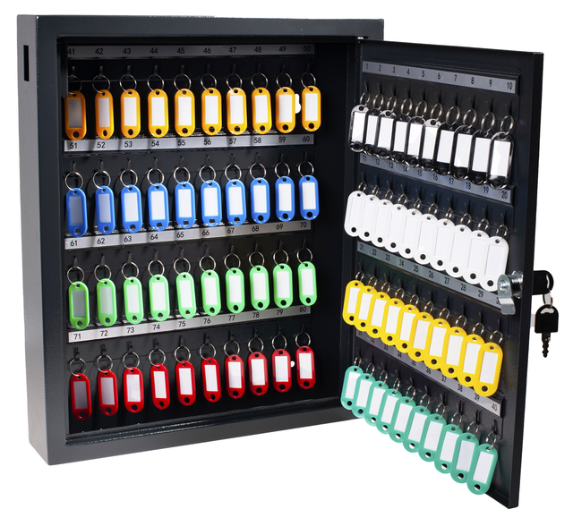 Sleutelkast Pavo Deluxe 80 haken 450x381x83mm Sleutelkast Pavo Deluxe 80 haken 450x381x83mm