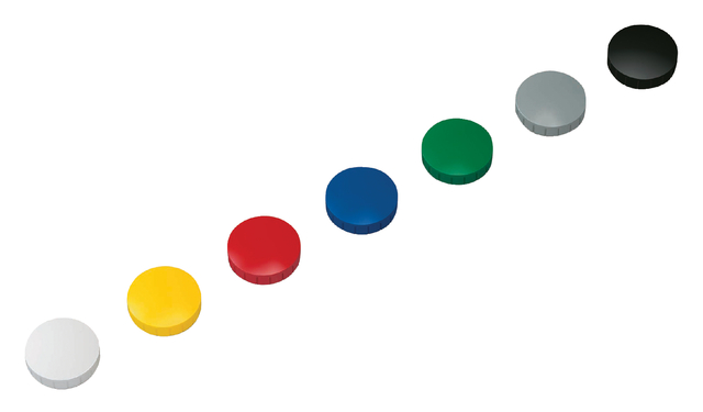 Magneet MAUL Solid 32mm 800gr assorti 10 stuks Magneet MAUL Solid 32mm 800gr assorti 10 stuks