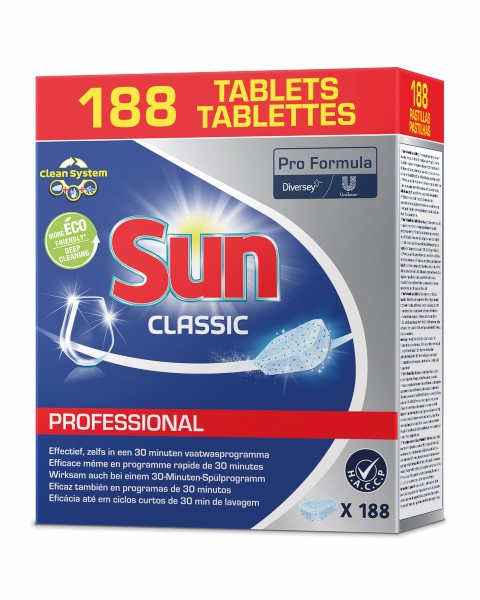 Sun Pro Formula Classic Vaatwastabletten doos 4x188st