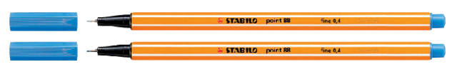Fineliner STABILO point 88/22 fijn Pruisisch blauw Fineliner STABILO point 88/22 fijn Pruisisch blauw