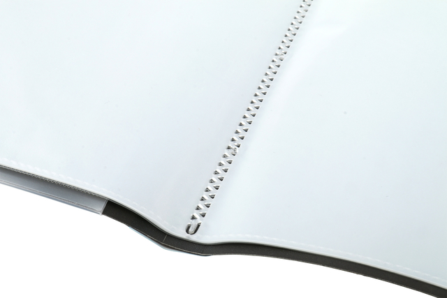 Showmap Opus 2 frontview A4 30-tassen antraciet