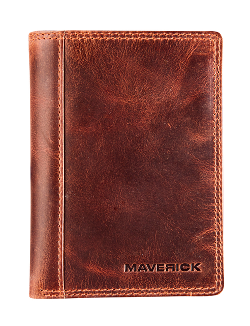 Portefeuille Maverick The Original met kleingeldvak RFID leer bruin Portefeuille Maverick The Original met kleingeldvak RFID leer bruin