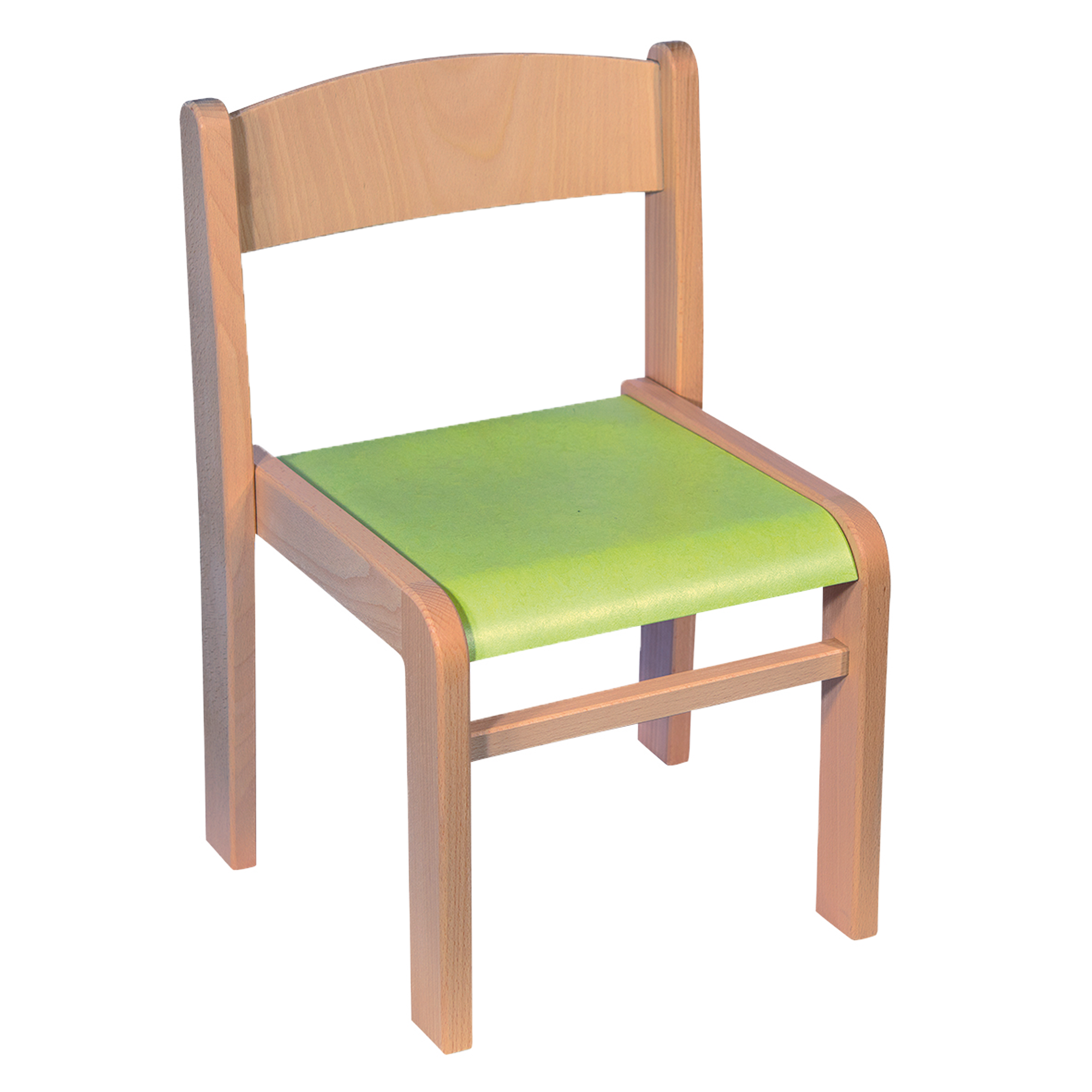 LIMBI stapelstoel met linoleum - houten stoel, zitting met linoleumcoating LIMBI stapelstoel met linoleum - houten stoel, zitting met linoleumcoating