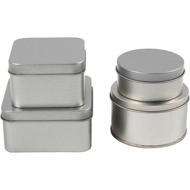 blikjes, metalen doosjes, tinnen doosjes, blikverpakkingen, opbergsdoosjes
