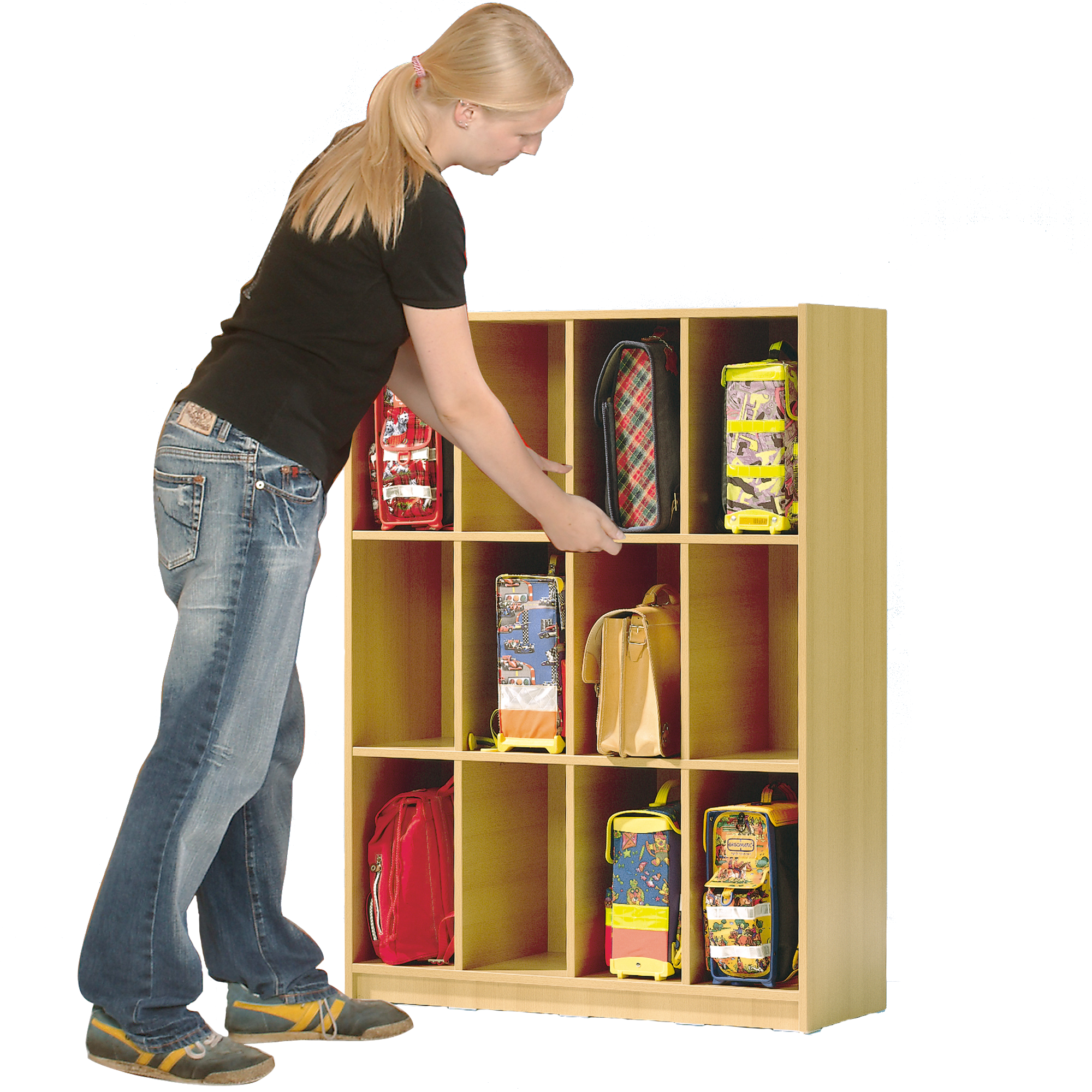 Open rekken en verdelers met 12 vakken Open rekken en verdelers met 12 vakken