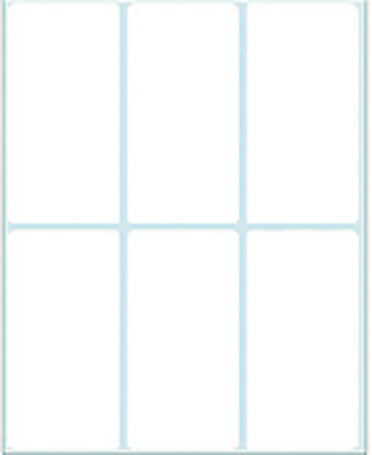 Etiket HERMA 2480 34x67mm wit 192 stuks