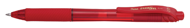 Gelschrijver Pentel BL107 Energel-X medium rood Gelschrijver Pentel BL107 Energel-X medium rood