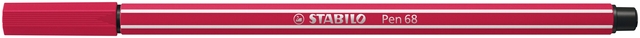 Viltstift STABILO Pen 68/50 medium donkerrood