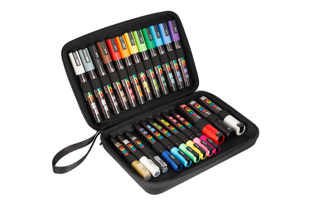 Markers, Permanent markers, Colored markers, Art supplies, Case