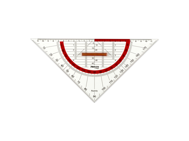 hoekmeter, driehoekliniaal, setklem, rood-doorsnede, metalen instrument