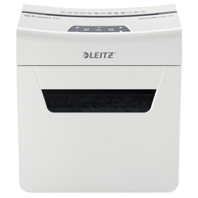 Papiervernietiger Leitz IQ Protect Premium 3M snippers 2x15mm Papiervernietiger Leitz IQ Protect Premium 3M snippers 2x15mm
