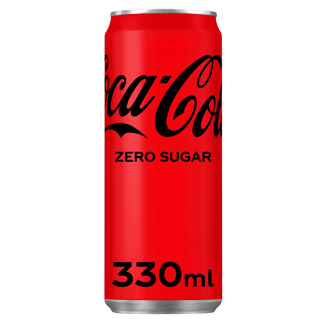 Frisdrank Coca Cola zero blik 330ml Frisdrank Coca Cola zero blik 330ml