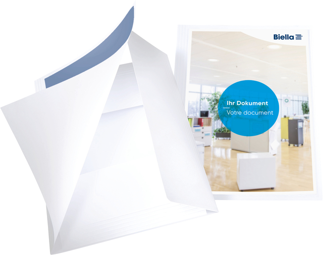 Offertemap Pearl 2 A4 met insteektas 3 kleppen wit Offertemap Pearl 2 A4 met insteektas 3 kleppen wit