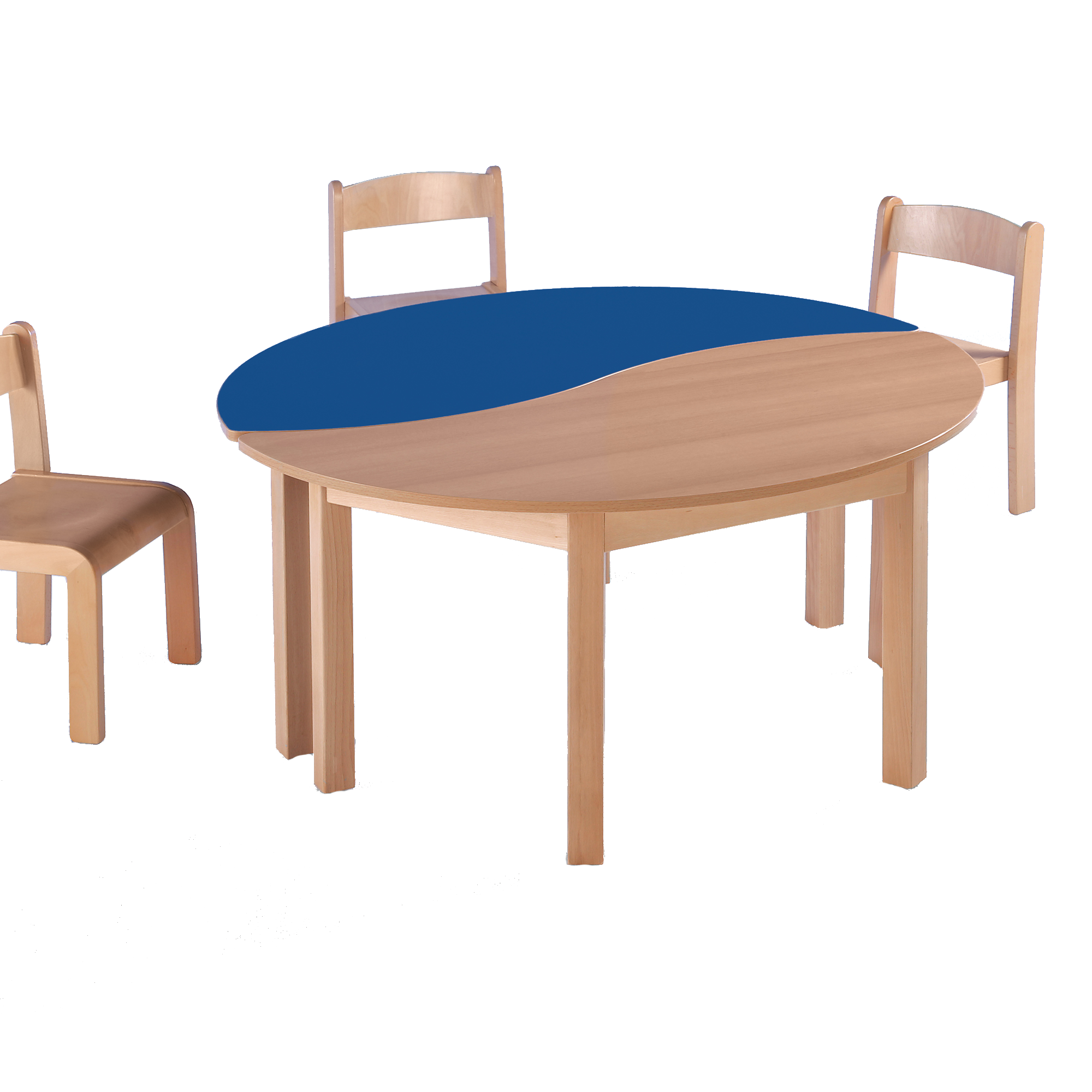 Swing-It WOODY halfronde golftafel Schooltafel
