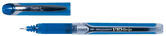 Rollerpen PILOT Hi-Tecpoint Grip V10 breed blauw Rollerpen PILOT Hi-Tecpoint Grip V10 breed blauw