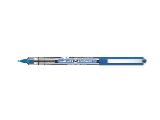 Rollerpen Uni-ball Eye Ocean Care fijn blauw Rollerpen Uni-ball Eye Ocean Care fijn blauw